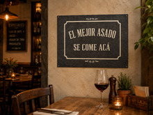 Chapa Decorativa Asado