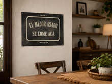 Chapa Decorativa Asado