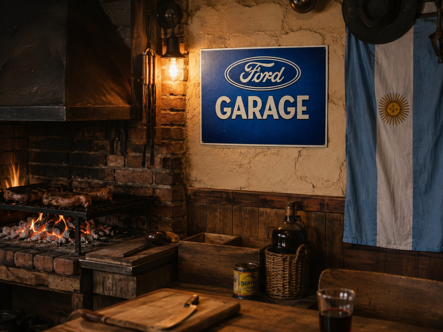 Chapa Decorativa Ford