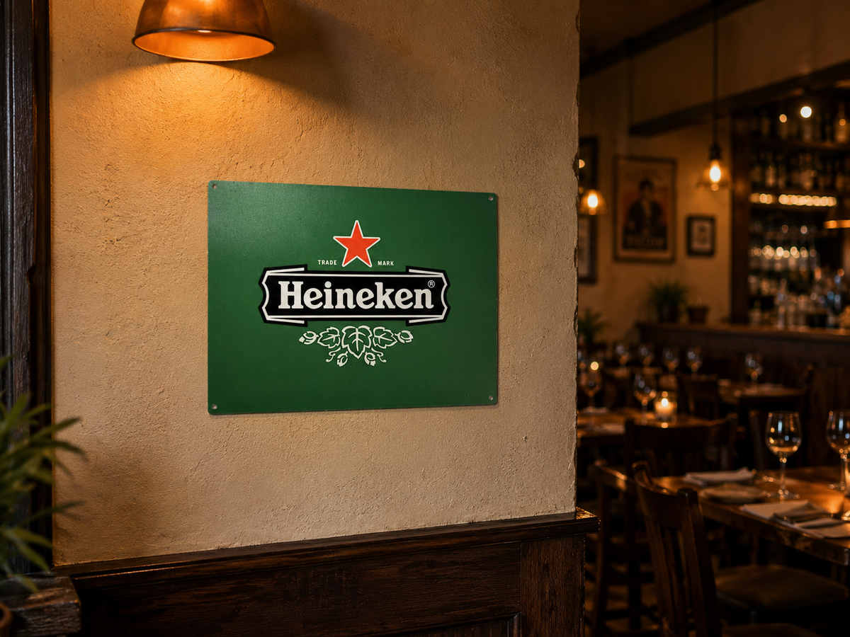 Chapa Decorativa Heineken