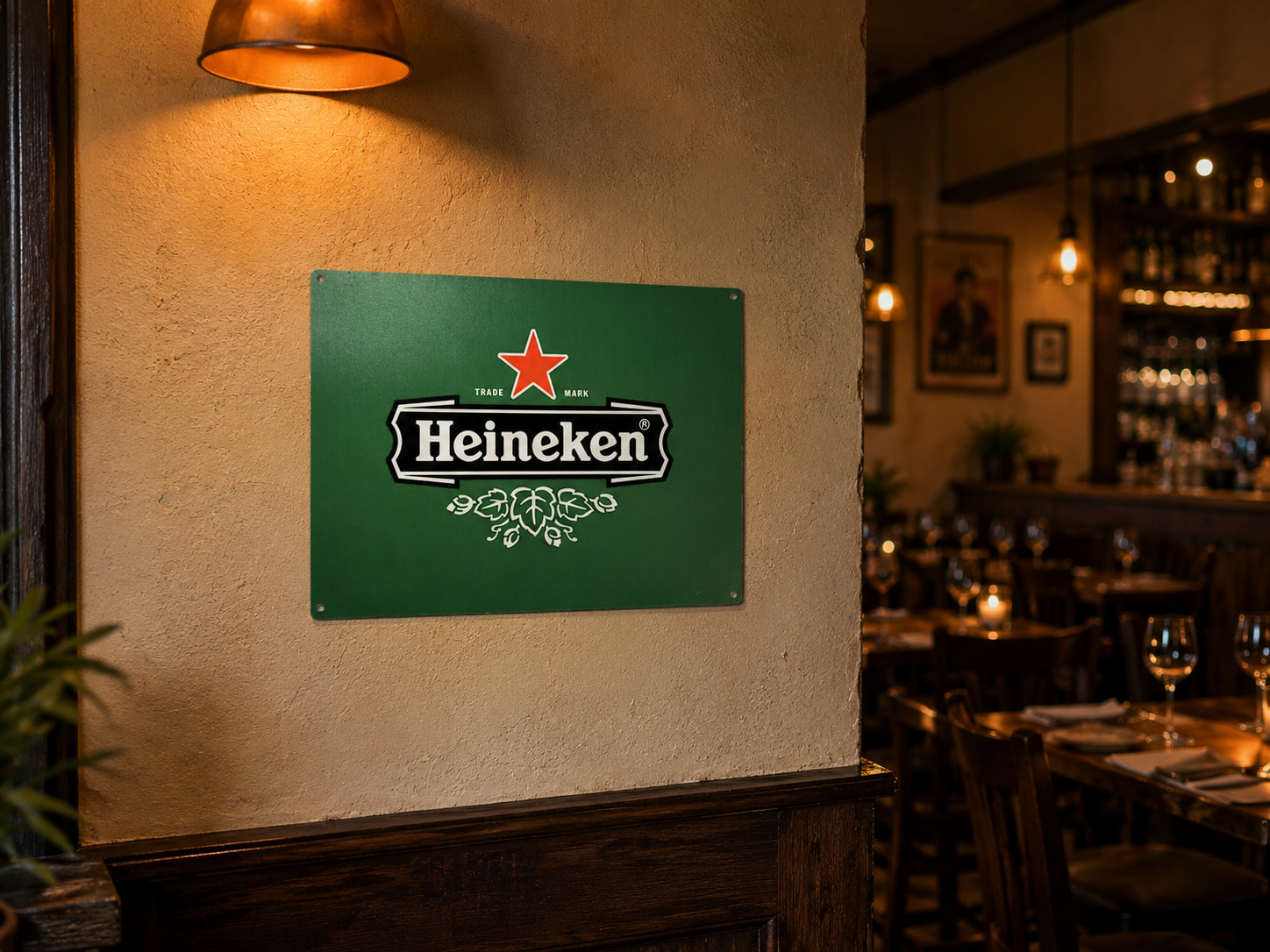Chapa Decorativa Heineken