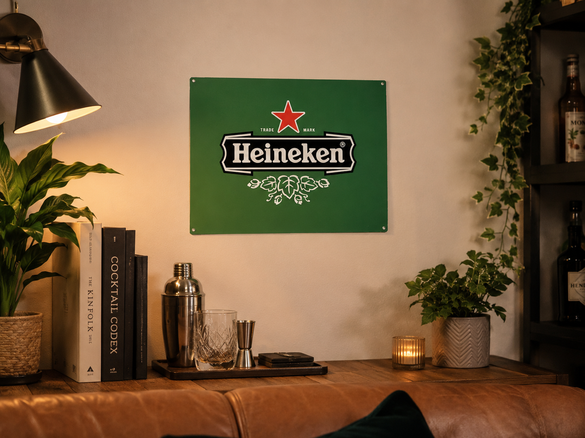 Chapa Decorativa Heineken