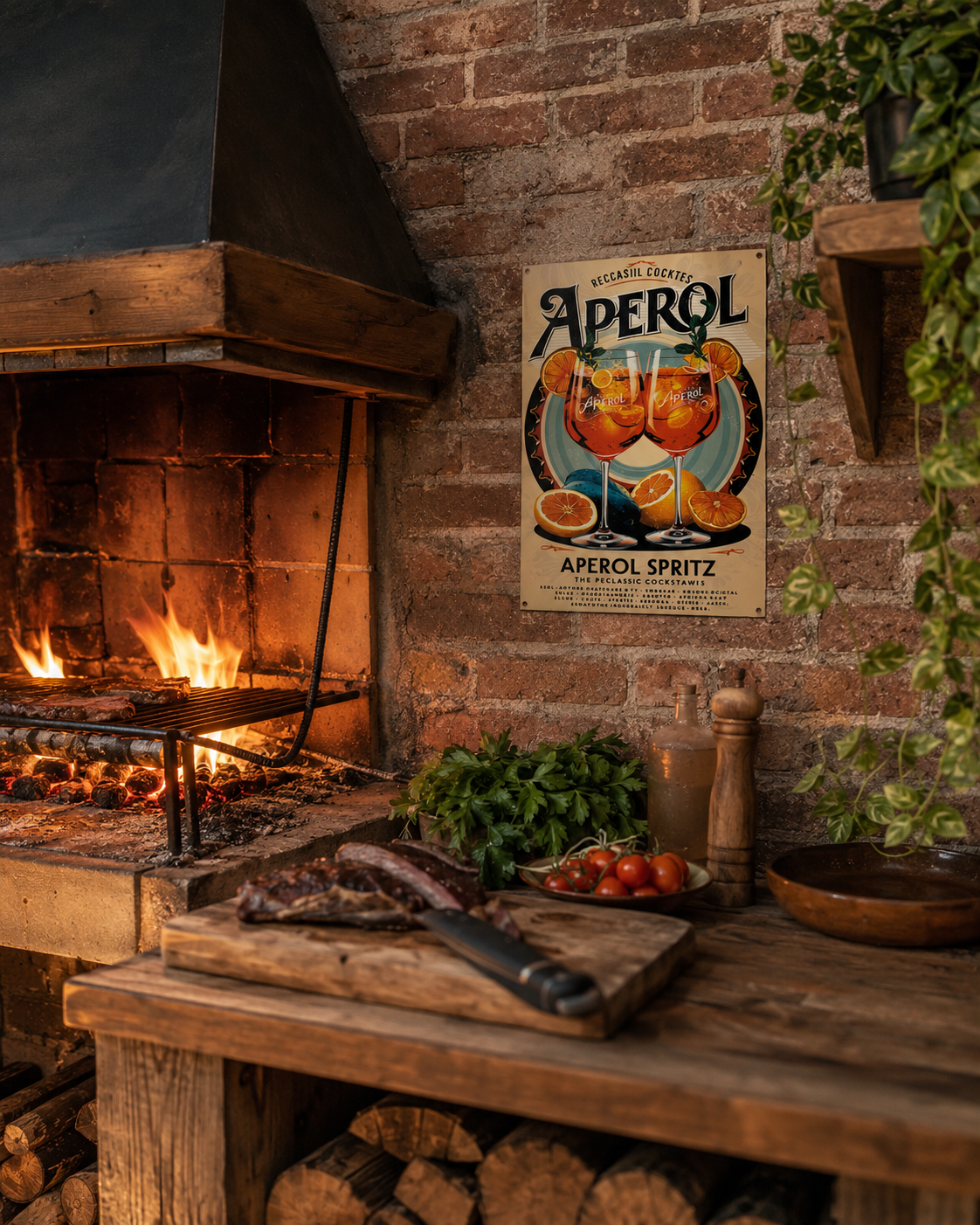 Chapa Decorativa Aperol