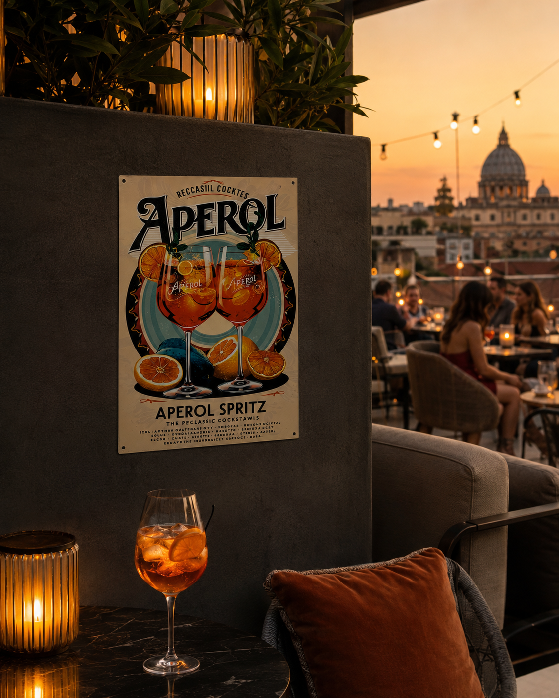 Chapa Decorativa Aperol