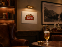 Chapa Decorativa Stella Artois - Blanca