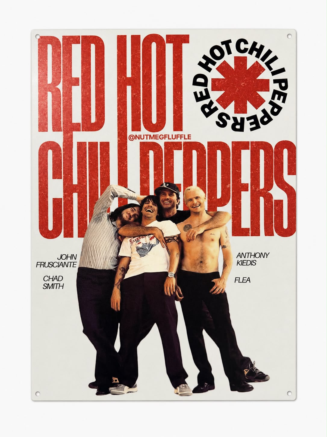 Chapa Decorativa Red Hot Chili Peppers