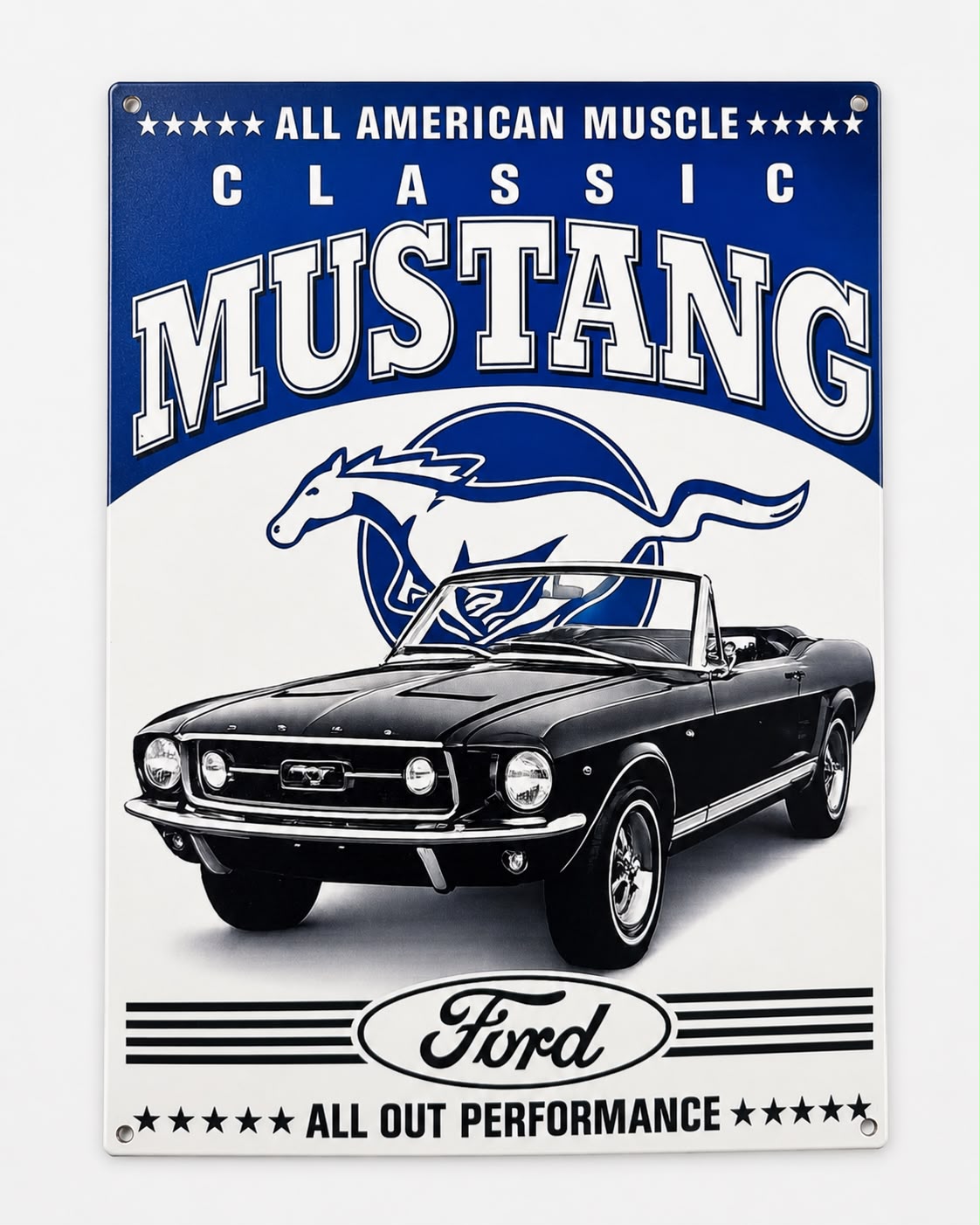 Chapa Decorativa Mustang