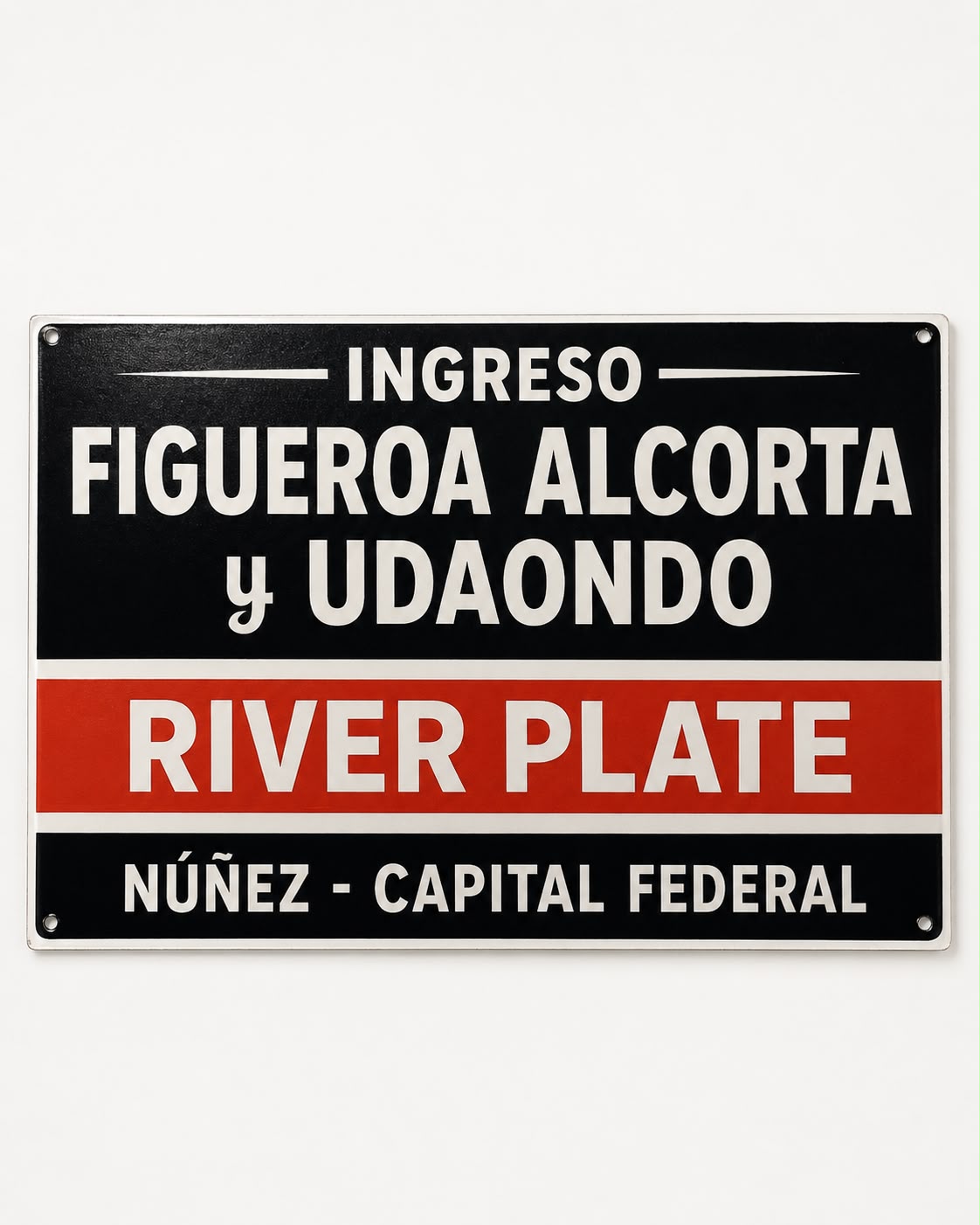 Chapa Decorativa River Plate
